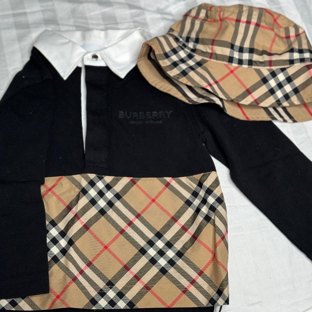 Burberry top + Bucket hat (set)